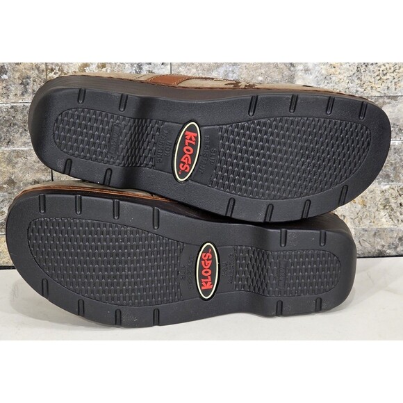 Klogs Austin Tapestry Clogs Suede Slip Resistant Arch Support Taupe Women 9.5 M - Picture 6 of 14